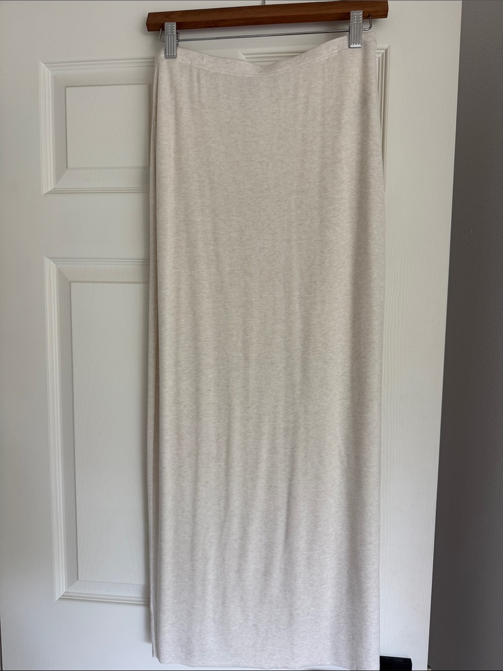Aritzia Light Cream Maxi Skirt